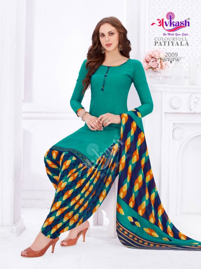 Avkash Colourfull Patiyal 2 Casual Daily Wear Cotton Printed Collection